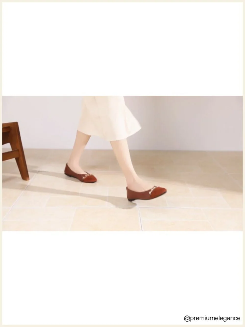 Faux Suede Ballet Flats Women's Pointed Toe Comfortable Dress Shoes Office Work